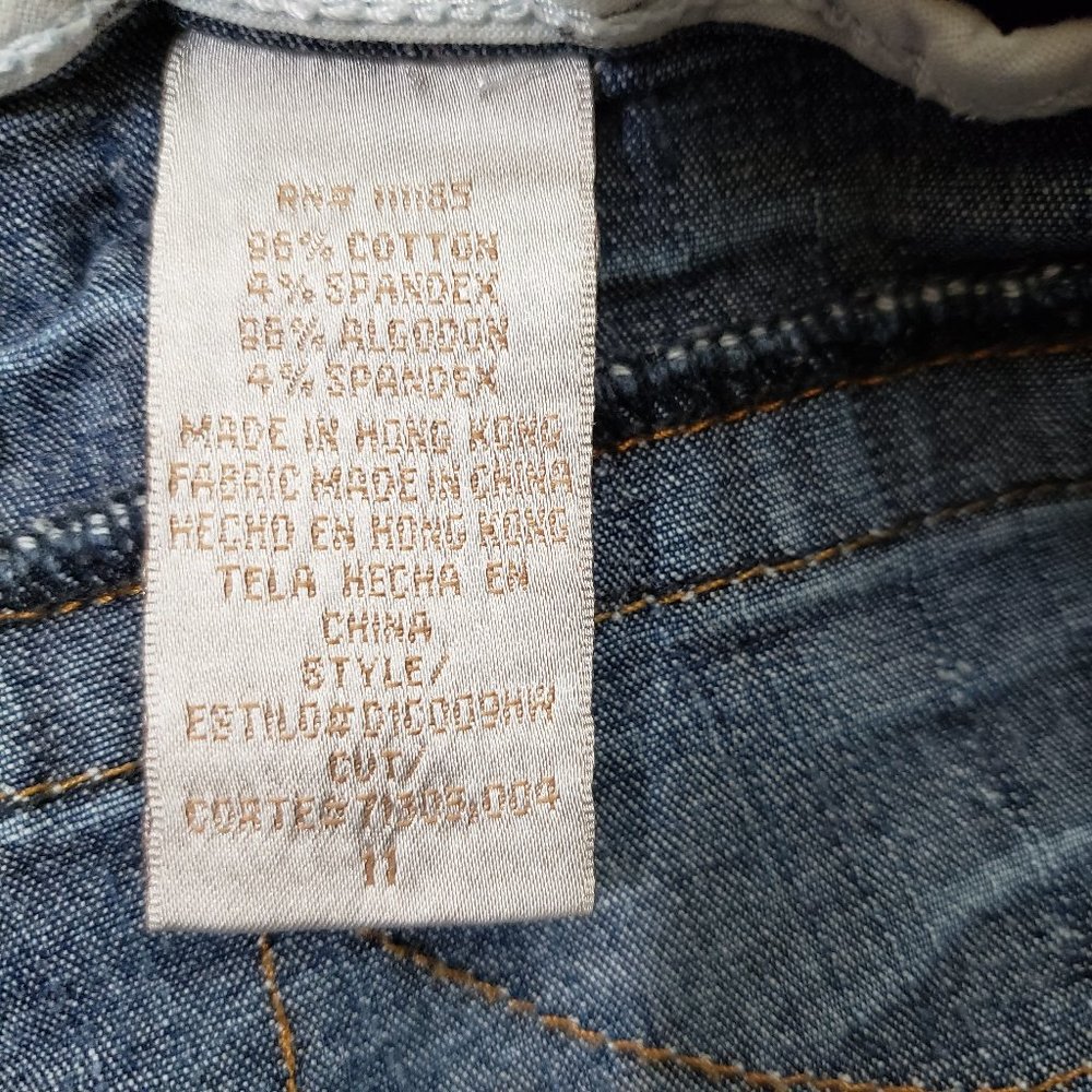 Baby Phat 7 Pocket Blue Jeans Size 11 - Picture 15 of 15